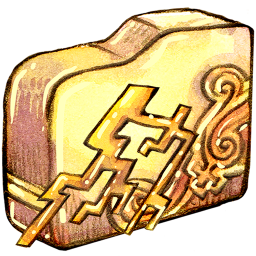 Folder Ele Thunder Icon Legendora Icon Set Softicons Com