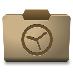 Cardboard History Icon Classy Folder Icons Softicons Com