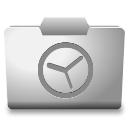 White History Icon Classy Folder Icons Softicons Com