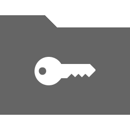 Key Icon Di Black Folder Icons Softicons Com