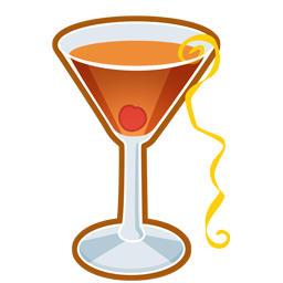 Manhattan Perfect Icon Cocktail Icons Softicons Com