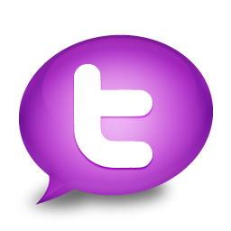 Twitter Purple Icon Twitter Icons Softicons Com