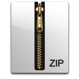 Zip Gold Icon Archives Icons Softicons Com