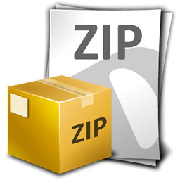 File Zip Icon Silverblue Icons Softicons Com