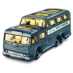 matchbox greyhound bus