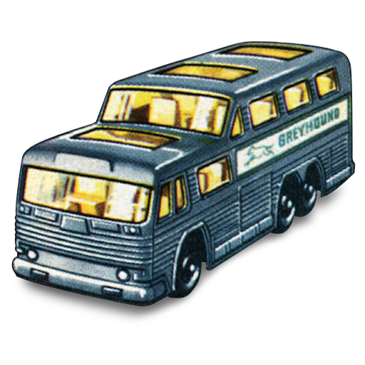 matchbox greyhound bus