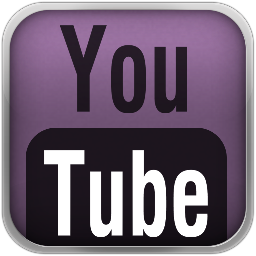 youtube icon black. Purple YouTube Black Icon