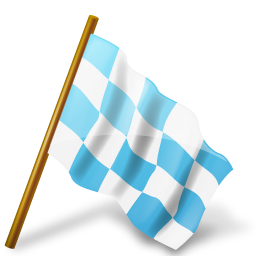 Map Marker Chequered Flag Right Azure Icon Vista Map Markers Icons Softicons Com