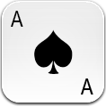 Ace of Spades Icon 118x120 png