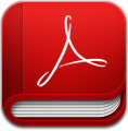 Adobe Reader Icon 118x120 png