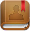 Contacts Book Icon 118x120 png
