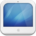 iMac White Icon 118x120 png