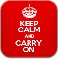 Keep Calm Icon 118x120 png