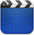 Videos Blue Icon 118x120 png