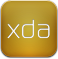 XDA White Icon 118x120 png