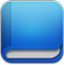 Book Blue Icon 59x60 png