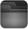 Folder Black Icon 59x60 png