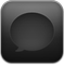 Message Black Icon 59x60 png