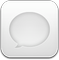 Message White Icon 59x60 png