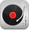Music Record Player Red Icon 59x60 png