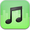Music Green Icon 59x60 png