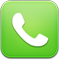 Phone Green Icon 59x60 png