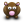 Brown Cow Icon 24x24 png