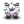 Cow Blackand White Icon 24x24 png