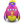 Fuxia Parrot Icon 24x24 png