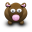 Brown Cow Icon 32x32 png