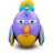 Purple Parrot Icon 48x48 png