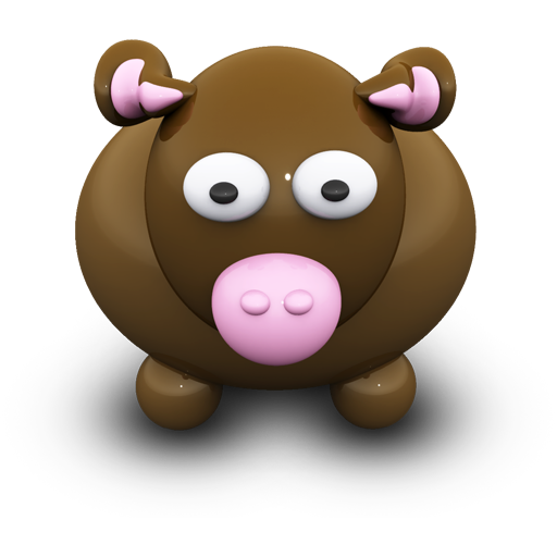 Brown Cow Icon 512x512 png