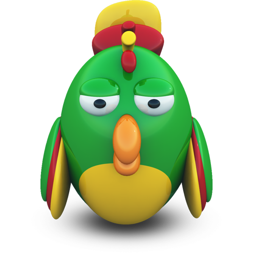 Green Parrot Icon 512x512 png