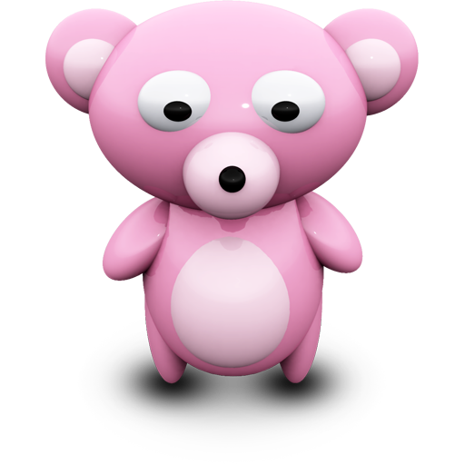 Pink Bear Icon 512x512 png