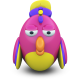 Fuxia Parrot Icon 80x80 png