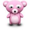 Pink Bear Icon 96x96 png