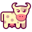 Cow Contour Icon 64x64 png