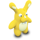 Yellow Bunny Icon