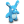 Blue Bunny Icon 24x24 png