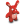 Red Bunny Icon 24x24 png