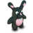Black Bunny Icon
