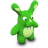 Green Bunny Icon