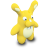 Yellow Bunny Icon