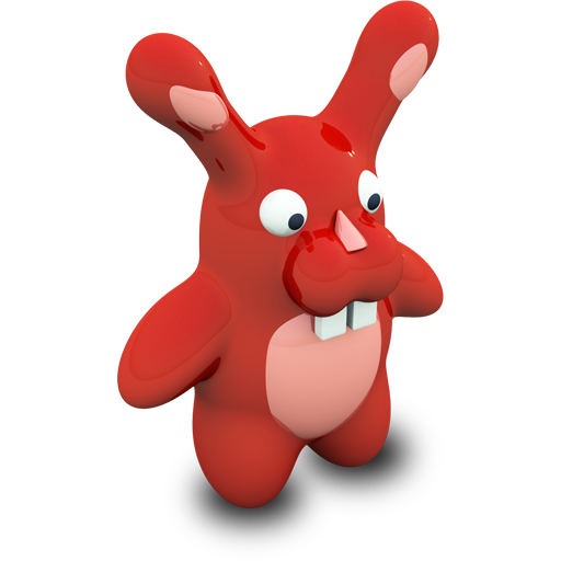 Red Bunny Icon 512x512 png