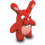 Red Bunny Icon 64x64 png