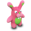 Strawberry Bunny Icon 64x64 png