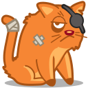 Cat Pirate Icon 128x128 png