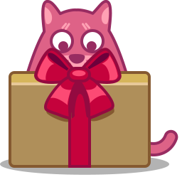 Cat Gift Icon 256x256 png