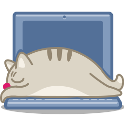 Cat Laptop Icon 256x256 png