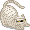 Cat Mummy Icon 128x128 png